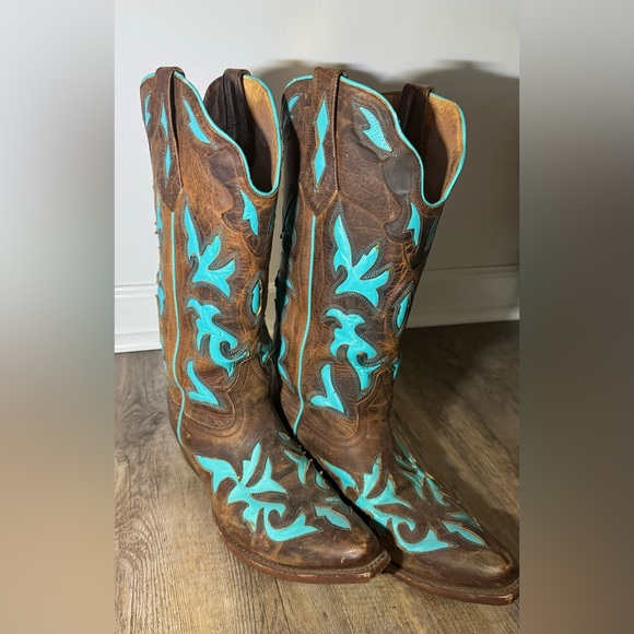Johnny Ringo women’s Boots. Teal. Size 8 - Picture 2 of 12